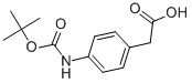 Boc-4-aminophenylacetic acidStructure,81196-09-0Structure Boc-4-aminophenylacetic acid Structure,81196-09-0Structure