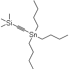 1-Tributylstannyl-2-trimethylsilylacetylene Structure,81353-38-0Structure