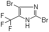 2,4-Dibromo-5-(trifluoromethyl)-1H-imidazoleStructure,81654-02-6Structure 2,4-Dibromo-5-(trifluoromethyl)-1H-imidazole Structure,81654-02-6Structure