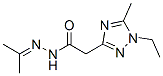 (9ci)-1-乙基-5-甲基-1H-1,2,4-噻唑-3-乙酸,(1-甲基亞乙基)肼結(jié)構(gòu)式_817568-73-3結(jié)構(gòu)式