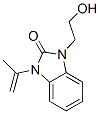 2H-benzimidazol-2-one, 1,3-dihydro-1-(2-hydroxyethyl)-3-(1-methylethenyl)-Structure,81942-81-6Structure 2H-benzimidazol-2-one, 1,3-dihydro-1-(2-hydroxyethyl)-3-(1-methylethenyl)- Structure,81942-81-6Structure