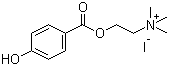 2-[(4-羥基苯甲酰)氧基]-N,N,N-三甲基乙銨碘化物結(jié)構(gòu)式_81947-42-4結(jié)構(gòu)式
