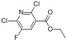 2,6-Dichloro-5-fluoronicotinic acid ethyl ester Structure,82671-03-2Structure