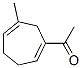 Ethanone, 1-(6-methyl-1,5-cycloheptadien-1-yl)-(9ci)Structure,83167-86-6Structure Ethanone, 1-(6-methyl-1,5-cycloheptadien-1-yl)-(9ci) Structure,83167-86-6Structure