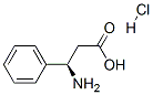(R)-3-氨基-3-苯基丙酸鹽酸鹽結構式_83649-48-3結構式