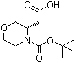(S)-4-boc-3-morpholineacetic acidStructure,839710-38-2Structure (S)-4-boc-3-morpholineacetic acid Structure,839710-38-2Structure