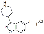 5-氟-3-(4-哌啶基)-1,2-苯并異噁唑鹽酸鹽結(jié)構(gòu)式_84163-16-6結(jié)構(gòu)式