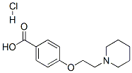 4-[2-(1-Pipiridine)ethoxybenzoic acid hydrochlorideStructure,84449-80-9Structure 4-[2-(1-Pipiridine)ethoxybenzoic acid hydrochloride Structure,84449-80-9Structure