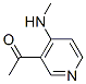 (9ci)-1-[4-(甲基氨基)-3-吡啶]-乙酮結(jié)構(gòu)式_84575-46-2結(jié)構(gòu)式