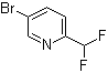 Pyridine, 5-bromo-2-(difluoromethyl)-Structure,845827-13-6Structure Pyridine, 5-bromo-2-(difluoromethyl)- Structure,845827-13-6Structure