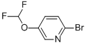 Pyridine, 2-bromo-5-(difluoromethoxy)-Structure,845827-14-7Structure Pyridine, 2-bromo-5-(difluoromethoxy)- Structure,845827-14-7Structure