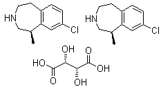 Lorcaserin-l-tartrate (2:1)Structure,847063-12-1Structure Lorcaserin-l-tartrate (2:1) Structure,847063-12-1Structure
