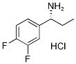(R)-1-(3,4-difluorophenyl)propan-1-amine-hcl Structure,847448-32-2Structure