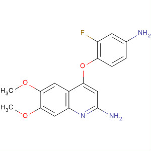 4-(4-Amino-2-fluoro-phenoxy)-6,7-dimethoxy-quinolin-2-ylamine Structure,849217-93-2Structure