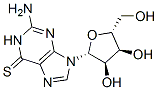 2-Amino-6-mercaptopurine-9-d-riboside Structure,85-31-4Structure