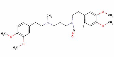 Zatebradine Structure,85175-67-3Structure