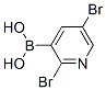 2,5-二溴吡啶-3-硼酸結(jié)構(gòu)式_852228-14-9結(jié)構(gòu)式