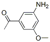 Ethanone, 1-(3-amino-5-methoxyphenyl)-(9ci)Structure,85276-72-8Structure Ethanone, 1-(3-amino-5-methoxyphenyl)-(9ci) Structure,85276-72-8Structure