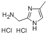 C-(4-methyl-1h-imidazol-2-yl)-methylamine 2hclStructure,855250-27-0Structure C-(4-methyl-1h-imidazol-2-yl)-methylamine 2hcl Structure,855250-27-0Structure