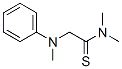 N,N-二甲基-2-(甲基苯基氨基)-乙烷硫代酰胺結(jié)構(gòu)式_85526-13-2結(jié)構(gòu)式