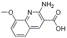 2-Amino-8-methoxy-3-quinolinecarboxylic acid Structure,856196-14-0Structure