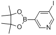 3-碘-5-(4,4,5,5-四甲基-1,3,2-二噁硼烷-2-基)-吡啶結構式_857934-93-1結構式