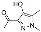 Ethanone, 1-(4-hydroxy-1,5-dimethyl-1h-pyrazol-3-yl)-Structure,85985-64-4Structure Ethanone, 1-(4-hydroxy-1,5-dimethyl-1h-pyrazol-3-yl)- Structure,85985-64-4Structure