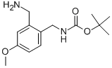 Tert-butyl 2-(aminomethyl)-4-methoxybenzylcarbamateStructure,862205-34-3Structure Tert-butyl 2-(aminomethyl)-4-methoxybenzylcarbamate Structure,862205-34-3Structure
