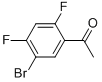 1-(5-Bromo-2,4-difluoro-phenyl)-ethanone Structure,864773-64-8Structure