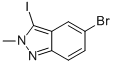 2H-Indazole, 5-bromo-3-iodo-2-methyl-Structure,865156-35-0Structure 2H-Indazole, 5-bromo-3-iodo-2-methyl- Structure,865156-35-0Structure
