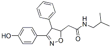 5-Isoxazoleacetamide,4,5-dihydro-3-(4-hydroxyphenyl)-n-(2-methylpropyl)-4-phenyl-Structure,866604-82-2Structure 5-Isoxazoleacetamide,4,5-dihydro-3-(4-hydroxyphenyl)-n-(2-methylpropyl)-4-phenyl- Structure,866604-82-2Structure