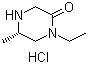(S)-1-乙基-5-甲基哌嗪-2-酮結構式_869901-73-5結構式
