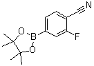 2-Fluoro-4-(4,4,5,5-tetramethyl-1,3,2-dioxaborolan-2-yl)benzonitrile Structure,870238-67-8Structure