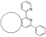 3-苯基-1-(2-吡啶)-5,6,7,8,9,10,11,12,13,14-十氫環(huán)十二烷[c]吡啶結構式_871798-86-6結構式