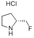(S)-2-(氟甲基)吡咯烷鹽酸鹽結構式_875553-78-9結構式
