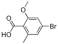 4-Bromo-2-methoxy-6-methylbenzoic acid Structure,877149-08-1Structure