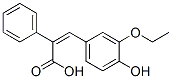 (2Z)-3-(3-乙氧基-4-羥基苯基)-2-苯丙烯酸結(jié)構(gòu)式_87751-73-3結(jié)構(gòu)式