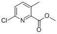 2-Pyridinecarboxylic acid, 6-chloro-3-methyl-, methyl esterStructure,878207-92-2Structure 2-Pyridinecarboxylic acid, 6-chloro-3-methyl-, methyl ester Structure,878207-92-2Structure