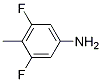 3,5-二氟-4-甲基苯胺結(jié)構(gòu)式_878285-13-3結(jié)構(gòu)式
