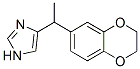 1H-imidazole, 4-[1-(2,3-dihydro-1,4-benzodioxin-6-yl)ethyl]- (9ci) Structure,880782-91-2Structure