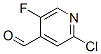 4-Pyridinecarboxaldehyde, 2-chloro-5-fluoro-Structure,884494-54-6Structure 4-Pyridinecarboxaldehyde, 2-chloro-5-fluoro- Structure,884494-54-6Structure