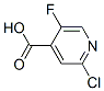 2-Chloro-5-fluoroisonicotinic acid Structure,884494-74-0Structure