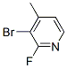 3-Bromo-2-fluoro-4-picoline Structure,884495-46-9Structure