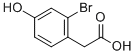 2-溴-4-羥基苯乙酸結(jié)構(gòu)式_88491-44-5結(jié)構(gòu)式