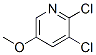 2,3-Dichloro-5-methoxypyridine Structure,885168-12-7Structure