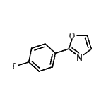 2-(4-氟苯基)噁唑結(jié)構(gòu)式_885268-39-3結(jié)構(gòu)式