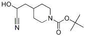 4-(2-氰基-2-羥基乙基)-1-哌啶羧酸 1,1-二甲基乙酯結(jié)構(gòu)式_885516-98-3結(jié)構(gòu)式
