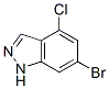 1H-Indazole, 6-bromo-4-chloro-Structure,885518-99-0Structure 1H-Indazole, 6-bromo-4-chloro- Structure,885518-99-0Structure