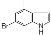 6-溴-4-甲基 吲哚結(jié)構(gòu)式_885520-51-4結(jié)構(gòu)式