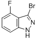 3-溴-4-氟(1h)吲唑結(jié)構(gòu)式_885521-60-8結(jié)構(gòu)式